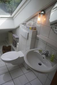 Koupelna v ubytování Ferienwohnung Ahrtalblick