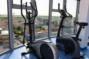 Fitness centrum a/nebo fitness zařízení v ubytování Eraclea Palace Hotel 4 stelle S
