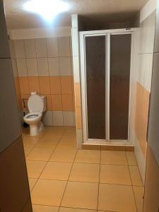 Kúpeľňa v ubytovaní Penzion Adamčík