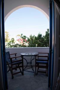 Balkoni atau teres di Pension George