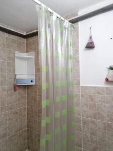 Koupelna v ubytování La Foisor