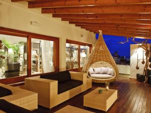 Posezení v ubytování Hotel Tahiti