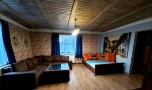 Posezení v ubytování Venkovské apartmány Tiché pastviny