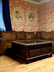 Posezení v ubytování Venkovské apartmány Tiché pastviny