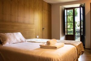 A Casa da Botica客房内的一张或多张床位