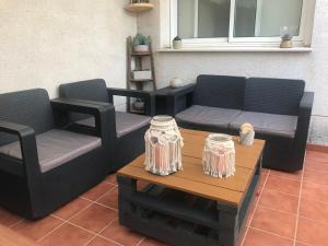 Posezení v ubytování Habitación en Casa Qerétaro