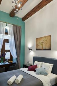 Ліжко або ліжка в номері 7 HEAVEN Elegant Rooms KRAKÓW Old Town