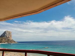 a view of the ocean from a balcony at Amatista 110 in Calpe