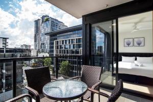 Балкон или терраса в Atlas Apartments by CLLIX