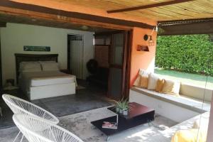 Posezení v ubytování FINCA YULUKA