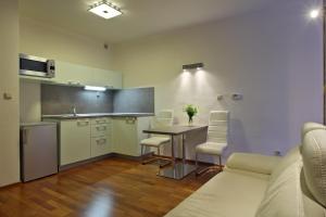 Kuchyňa alebo kuchynka v ubytovaní Apartmány Čeladná