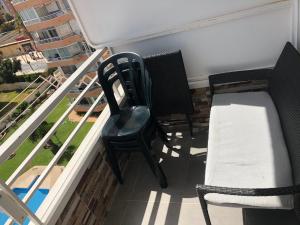 Balkon lub taras w obiekcie Nice studio with pool and internet fiber