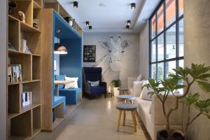 Posezení v ubytování OLAH Poshtel - Hualien Zhongfu