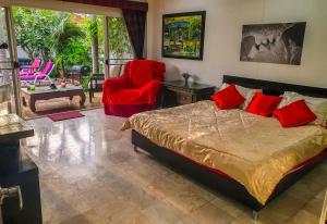 Posezení v ubytování Siri Villas Pattaya