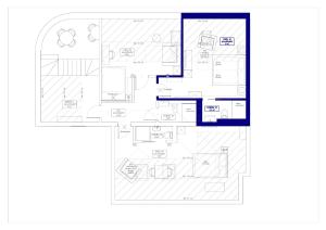 Plan piętra w obiekcie Apartment Zamojska 8 - Apartamenty GKM Lublin