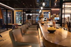 Posezení v ubytování Hotel-Restaurant Termunterzijl