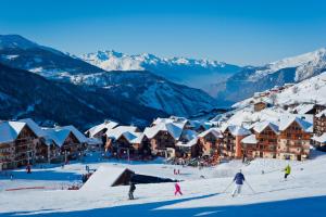 Village Le Grand Fourchon v zimě