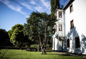 A Casa da Botica外面的花园