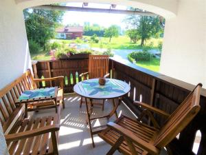 En balkong eller terrasse på Ferienwohnung Hopfinger