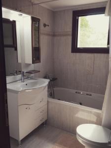 A bathroom at Optasia