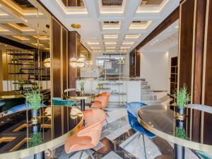 Χώρος καθιστικού στο Makass Appart Hotel
