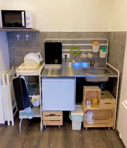 Küche/Küchenzeile in der Unterkunft Mimì Rooms&Studios