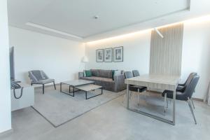 Χώρος καθιστικού στο Makass Appart Hotel