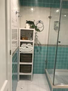 Koupelna v ubytování Habitación en Casa Qerétaro