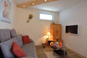 TV a/nebo společenská místnost v ubytování Ferienhaus Sonnenschein
