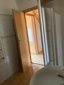 Vannituba majutusasutuses Ubytování Bořeňovice