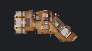 The floor plan of Apartmán Marta, 200 m Ski Tatranska Lomnica