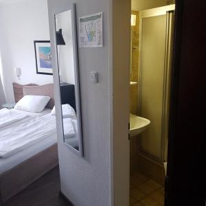 Vonios kambarys apgyvendinimo įstaigoje Hotel Berliner Hof