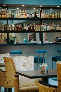 The lounge or bar area at Soho Boutique Hotel