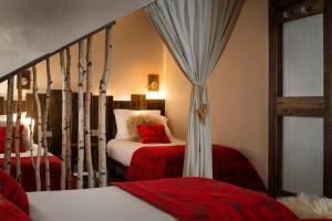 Postel nebo postele na pokoji v ubytování Hotel Cote Brune