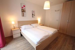 Posteľ alebo postele v izbe v ubytovaní Appartement Schiefersteinweg, Schladming
