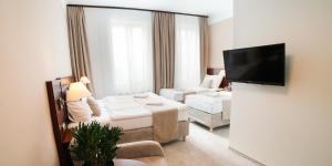 TV a/nebo společenská místnost v ubytování Hotel KOZÁK
