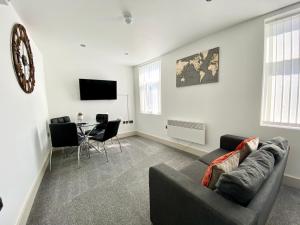 Et tv og/eller underholdning på Winter Gardens Service Apartments by Blackpool Service Apartments