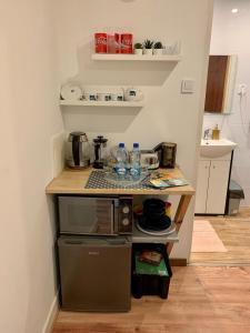 Kuchyňa alebo kuchynka v ubytovaní Apartamencik Centrum