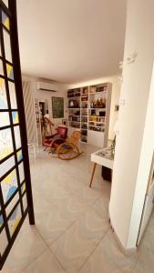 a large living room with a table and chairs at Matera Belvedere in Matera