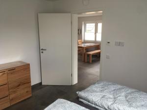 Voodi või voodid majutusasutuse Zeitfrei-Apartments toas