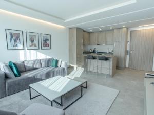 Η κουζίνα ή μικρή κουζίνα στο Makass Appart Hotel