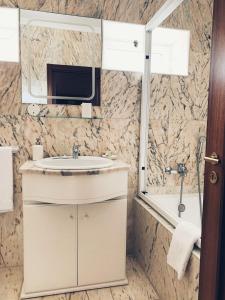 Koupelna v ubytování Casa Machado