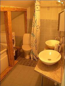 Koupelna v ubytování Vana Postimaja Accommodation
