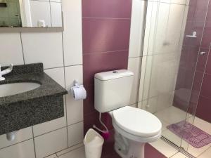 A bathroom at Pousada Nostra Casa