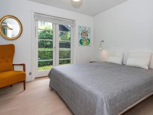 Postel nebo postele na pokoji v ubytování Holiday home Ebeltoft CXXXIV
