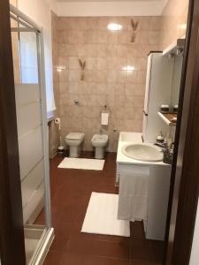 Koupelna v ubytování B&B dal Giotu