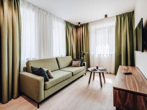 Posezení v ubytování Apartamenty Sowa Bydgoszcz