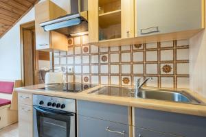 A kitchen or kitchenette at Residence Kronstein - Fewo 8
