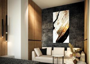 Ruang duduk di Privilege Suites by Central Park