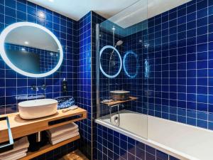 Koupelna v ubytování ibis Styles Le Treport Mers Les Bains